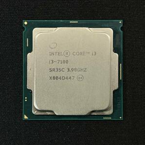 □【Core i3/第7世代/BIOS起動】 Intel CPU Core i3-7100 SR35C 3.90GHz インテル □ W03-0422の画像1