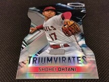 大谷翔平 トラウト 3枚セット 【2023 TOPPS STADIUM CLUB TRIUMVIRATES T-25 & T-26 & T-27】 ロサンゼルス・エンジェルス 三頭政治_画像4