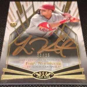 L.ヌートバー 25枚限定 直筆サイン 【2022 TOPPS TIER ONE BREAK OUT AUTOGRAPH LARS NOOTBAAR BOA-LN】 WBC 侍ジャパン カージナルスの画像3