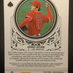 大谷翔平 PANINI 4枚セット 【2022 PANINI CHRONICLES CRUSADE #5 SHOHEI OHTANI】 ほか3枚 エンジェルス ドジャースの画像5