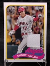 大谷翔平 レリック 【2024 TOPPS SERIES 1 1989 TOPPS BASEBALL RELIC SHOHEI OHTANI 89BR-SO】 エンジェルス ドジャース_画像1