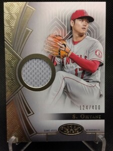 大谷翔平 400枚限定 レリック 【2023 TOPPS TIRE ONE BASEBALL TIRE ONE RELICS SHOHEI OHTANI T1R-SO2】 エンジェルス ドジャース レア