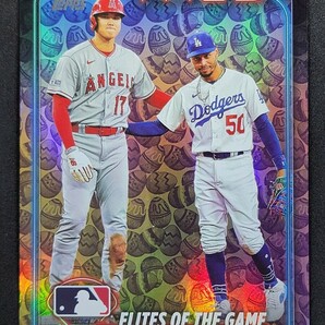 大谷翔平 ムーキー・ベッツ イースターエッグ 【2024 TOPPS SERIES 1 #138 ELITES OF THE GAME HOLIDAY EGGS PARALLEL】 ドジャースの画像1