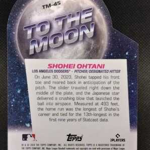 大谷翔平 【2024 TOPPS BIG LEAGUE BASEBALL TO THE MOON SHOHEI OHTANI TM-45】 ロサンゼルス・ドジャースの画像4