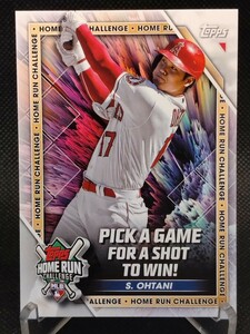 大谷翔平 ホームランチャレンジ 未スクラッチ 【2023 TOPPS HOME RUN CHALLENGE SHOHEI OHTANI HRC-30】 エンジェルス ドジャース