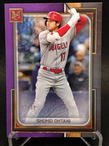 大谷翔平 99枚限定 アメジスト【2023 TOPPS MUSEUM COLLECTION #42 SHOHEI OHTANI AMETHYST PARALLEL】 エンジェルス ドジャース レア