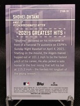 大谷翔平 2枚セット【2022 TOPPS SERIES 1 2021's GREATEST HITS SHOHEI OHTANI 21GH-9 & 21GH-10】エンジェルス ドジャース_画像6