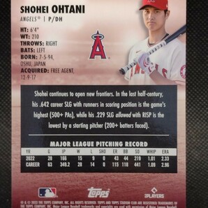 大谷翔平 STADIUM CLUB 3枚組 【2023 TOPPS STADIUM CLUB VIRTUOSOS OF VELOCITY SHOHEI OHTANI VV-2】 ほか2枚 エンジェルス ドジャースの画像7