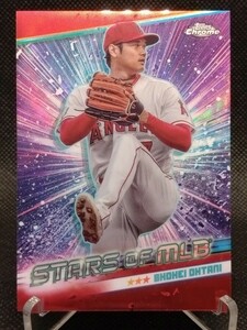 大谷翔平 75枚限定 クローム レッド 【2024 TOPPS SERIES 1 STARS OF MLB CHROME SHOHEI OHTANI CSMLB-21 RED】 エンジェルス ドジャース