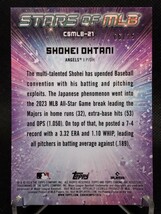 大谷翔平 75枚限定 クローム レッド 【2024 TOPPS SERIES 1 STARS OF MLB CHROME SHOHEI OHTANI CSMLB-21 RED】 エンジェルス ドジャース_画像2