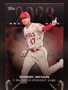 大谷翔平 299枚限定 黒パラレル【2024 TOPPS SERIES 1 2023 GREATEST HITS SHOHEI OHTANI 23GH-13 BLACK】 エンジェルス ドジャース