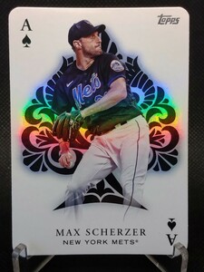 マックス・シャーザー エース 【2023 TOPPS SERIES 1 ALL ACES MAX SCHERZER AA-25】 ニューヨーク・メッツ レンジャーズ MLB