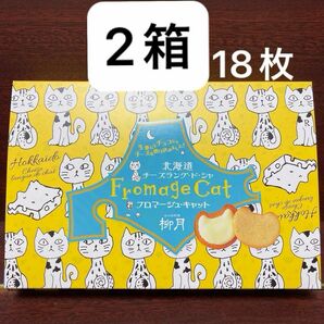 北海道チーズラングドシャ　柳月フロマージュキャット18枚　