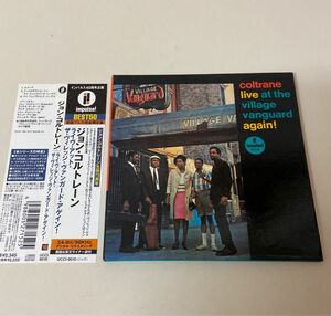 紙ジャケ　JOHN COLTRANE ライヴアットヴィレッジヴァンガードアゲイン！ ジョンコルトレーン 