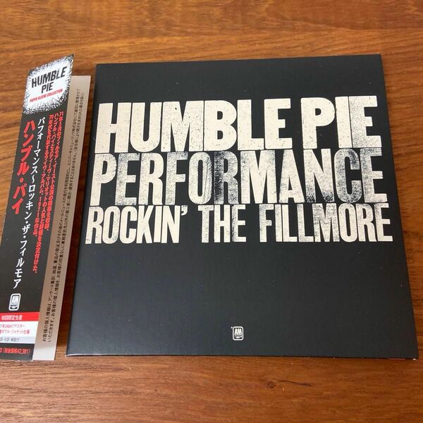 紙ジャケ HUMBLE PIE ハンブル・パイ　パフォーマンス〜ロッキンザフィルモア 