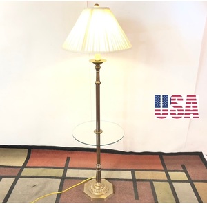 [ the US armed forces discharge goods ] floor stand fro Alain p brass made stand light glass table attaching lighting interior SUN-LITE(240)*CD8P