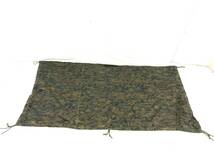 【米軍放出品】☆タープ テントシート 225cm×200cm 迷彩 ウッドランド ミリタリー キャンプ アウトドア MARPAT 防雨シート(60)XD3IK-2#24_画像4