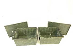 米軍放出品 道具箱 ツールボックス W56×D42×H28.5cm ハードケース USMC Half Insert Container 収納ボックス2個(180)XD10RK#24