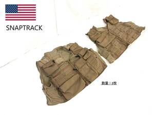  【米軍放出品】☆サバイバルベスト ミリタリーベスト SNAPTRACK タクティカルベスト コヨーテ ミリタリー サバゲー2枚 (80) ☆XD12FK#24