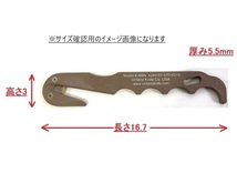 【米軍放出品】☆未使用品 ストラップカッター パラシュートカッター レスキューツール ミリタリー ケース付き (ネコポス) XD26LK#24_画像2