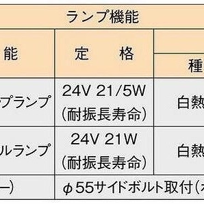 【米軍放出品】未使用品 リアコンビネーションランプ 左右(各1個) 24V トラック用 KOITO(小糸製作所) (100) BD4OK-W#24の画像7