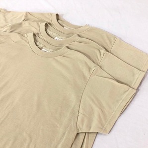 【米軍放出品】未使用品 DSCP アーミーTシャツ 3枚 Lサイズ デザートサンド SKILCRAFT (60) ☆CD9Kの画像8