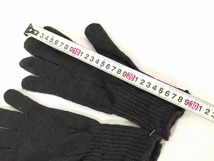 【米軍放出品】未使用品 手袋 グローブ Lサイズ 10組 ウール100% 寒冷地グローブ用インサート 黒/ブラック (60)☆CD11L_画像5