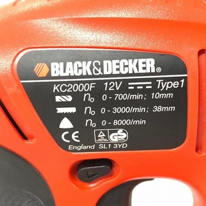 【米軍放出品】充電式マルチツールセット ドリルドライバー ジグソー サンダー 電動工具 BLACK&DECKER (60) ☆BD12GK-W#24の画像7