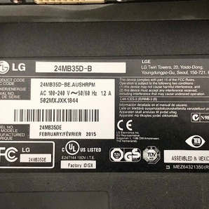 【米軍放出品】LG 24インチ液晶モニター 2台 24MB35D-B パソコンモニター PCモニター LCDモニター (160) ☆BD16JK-W#24の画像10