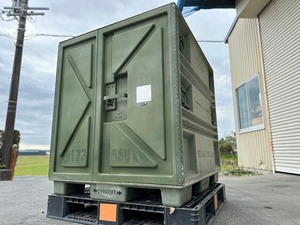 【米軍放出品】ミニコンテナ 道具箱 工具箱 サバゲー ミリタリー USMC PALCON 世田谷ベース 秘密基地 収納庫 物置(E)☆KD22AM-W＃24