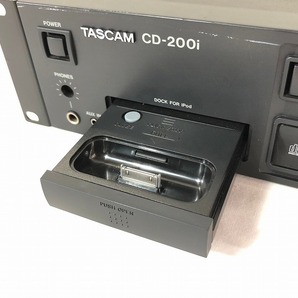 【米軍放出品】CDプレーヤー iPod Dock搭載 TASCAM/タスカム CD-200i 業務用 CDデッキ (100) ☆BD22GK-W#24の画像7
