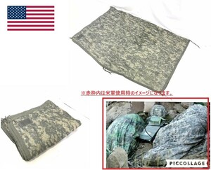 【米軍放出品】☆ポンチョライナー キャンプ アウトドア キルティング ミリタリー ユニバーサルカモ 迷彩 防寒 US-ARMY(80)XC27EK-2#24