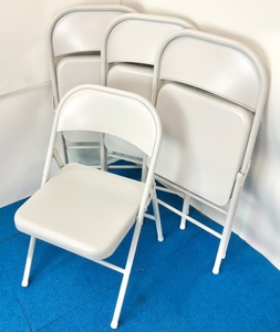  free shipping the US armed forces discharge goods unused MECO folding chair 4 legs set office mi-tin glue m Mid-century conference room Setagaya base (180)CD24H