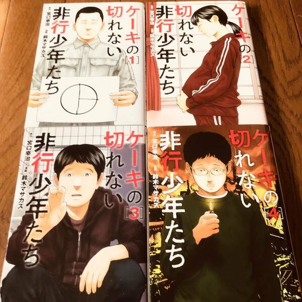 【ドラマ化決定】 『ケーキの切れない非行少年たち』 1-4巻 セット 宮口幸治 / 鈴木マサカズ［即決落札→即発送・送料無料・匿名配送］