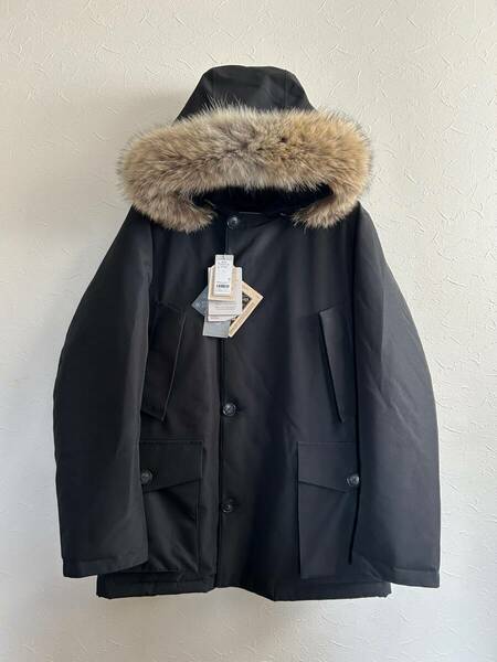 【新品】WOOLRICH ウールリッチ GORE-TEX NEW ARCTIC PARKA 高級 アークティックパーカー ダウンジャケット コート 防水 未使用 黒 防寒