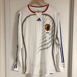 サッカー日本代表　ユニフォーム　2006-07 アウェイ　XL アディダス　長袖　ドイツワールドカップ　Ｗ杯　adidas