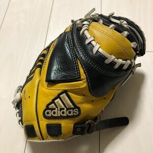 アディダス　キャッチャーミット 一般軟式 中学生-大人　　部活　草野球　adidas ベースボール　右投げ用 グローブ 