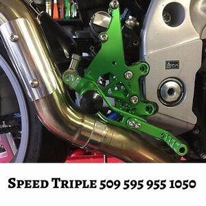 Triumph Speed Triple 509 595 955 1050 задняя подножка заменяемый позиция Triumph Speed Triple 