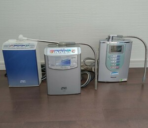 NATIONAL アルカリイオン整水器 PJ-A403 ・ TK7300 ・TK748 まとめて3点セット 浄水器 通電確認済【ジャンク】