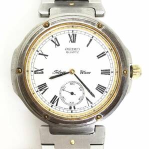 【120円】 SEIKO セイコー 腕時計 2628-0110 シルバーウェーブ スモールセコンド 不動品の画像3