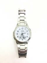  【120円】 CASIO カシオ 腕時計 WVA-M630 ウェーブセプター ソーラー電波時計 白文字盤 稼働品_画像2