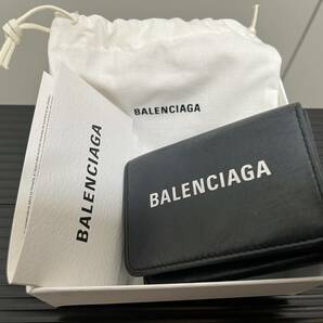 本物 BALENCIAGA バレンシアガ レザー３つ折り財布 美品の画像1