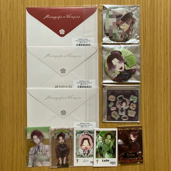 逆巻 ライト DIABOLIK LOVERS Millennium Children 缶バッジ 他