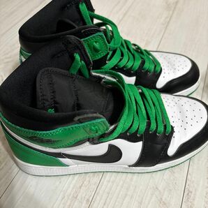 Nike GS Air Jordan 1 Retro High OG "Celtics/Black and Lucky Green
