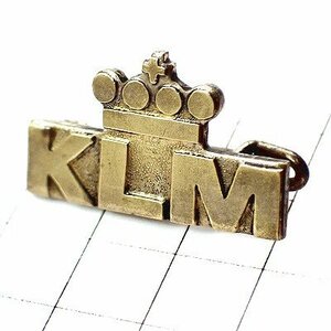  brooch *KLM Holland aviation bronze color antique brass color KLM ROYAL-DUTCH-AIRLINES NETHERLAND* France limitation antique 