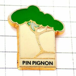 ピンバッジ・一本の松の木 PIN-PIGNON◆フランス限定ピンズ◆レアなヴィンテージものピンバッチ