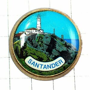 ピンバッジ・サンタンデールの灯台◆フランス限定ピンズ◆レアなヴィンテージものピンバッチ