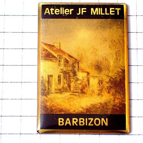 Pin's/Peinture école Millet Barbizon JEAN-FRANCOIS-MILLET◆Pin's français limités◆Pin's vintage rares, marchandises diverses, un Pins, autres
