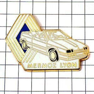  pin badge * Renault white open car car * France limitation pin z* rare . Vintage thing pin bachi