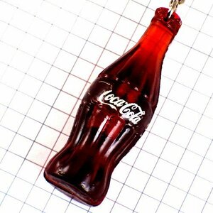 キーホルダー・コカコーラ瓶プラスチック製◆フランス限定ポルトクレ◆レアなヴィンテージものアンティーク